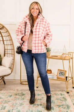 Truly Trying Jacket, Pink -Chic Soul Store TrulyTryingJacket Pink 5