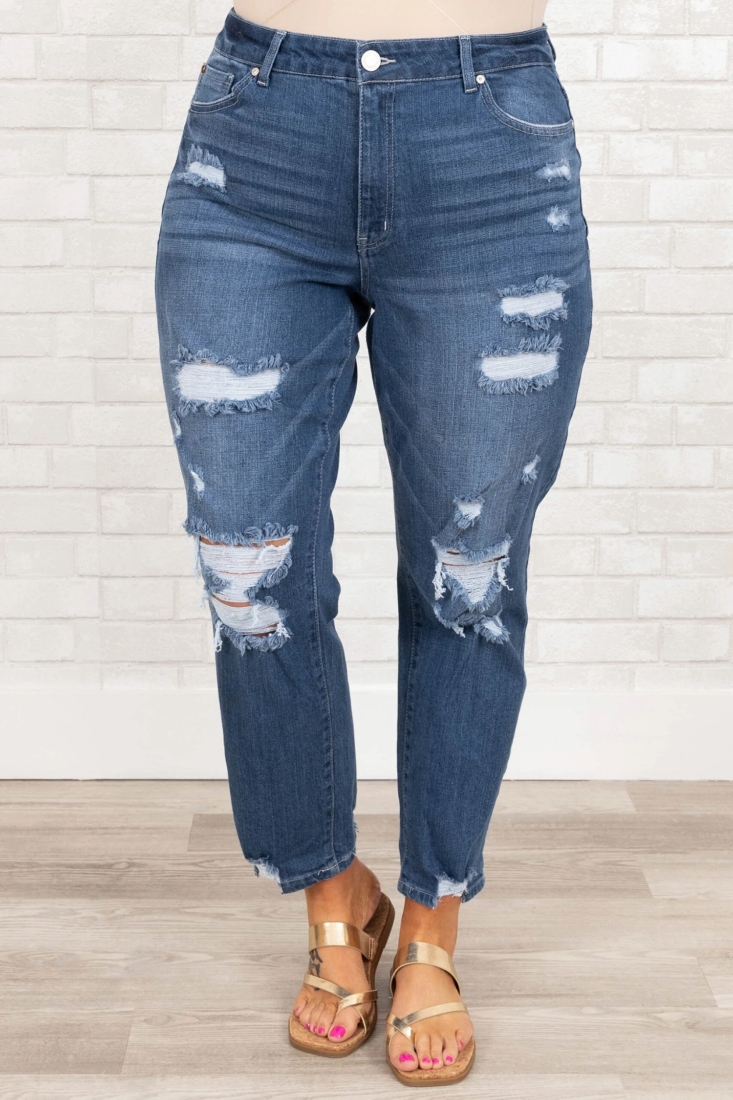 Trust In Our Love Jeans, Medium Wash 5 Trust In Our Love Jeans, Medium Wash - Image 3