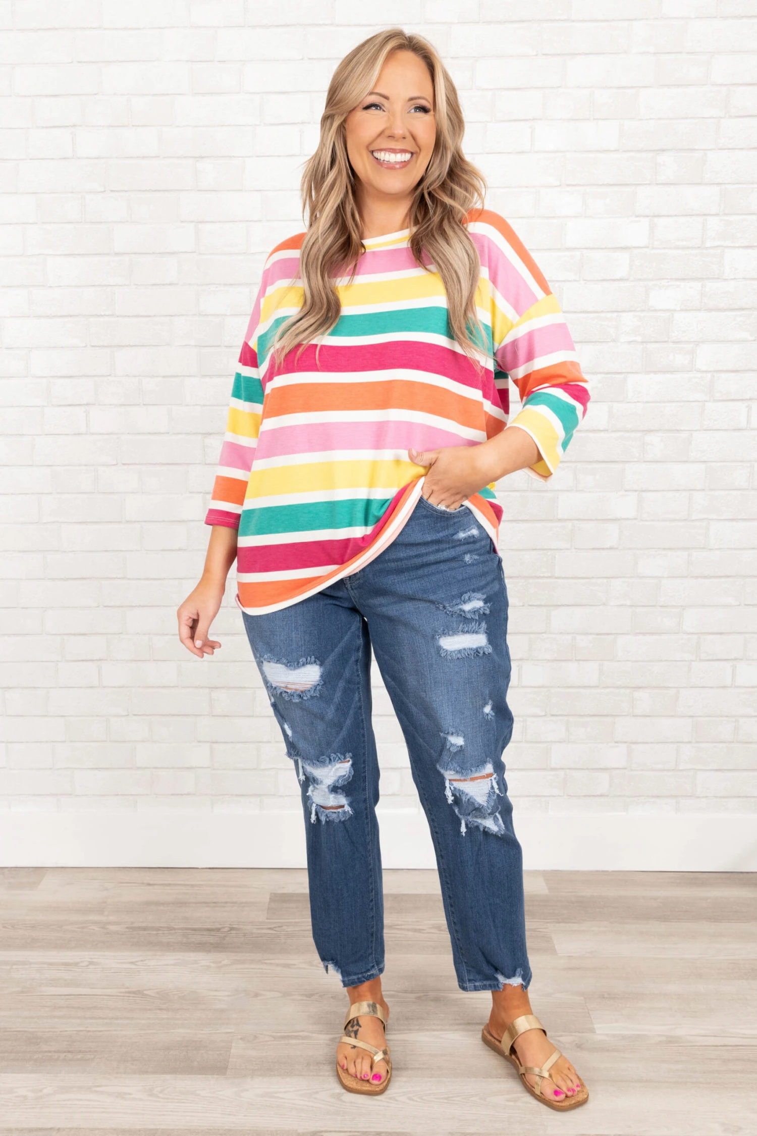 Trust In Our Love Jeans, Medium Wash 4 Trust In Our Love Jeans, Medium Wash - Image 2