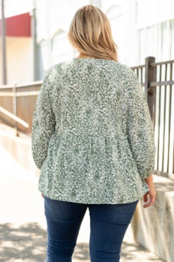 Trust The Process Top, Green -Chic Soul Store TrustTheProcessTop Green 0044