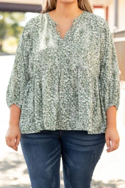 Trust The Process Top, Green -Chic Soul Store TrustTheProcessTop Green 0045