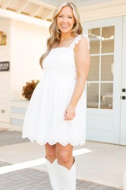 Trust Who I Am Dress, Ivory