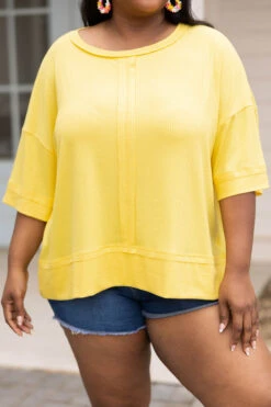 Try Everything Top, Yellow 13 Try Everything Top, Yellow -Chic Soul Store TryEverythingTop Yellow 5