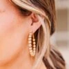 Twinkling Eyes Earrings, Gold