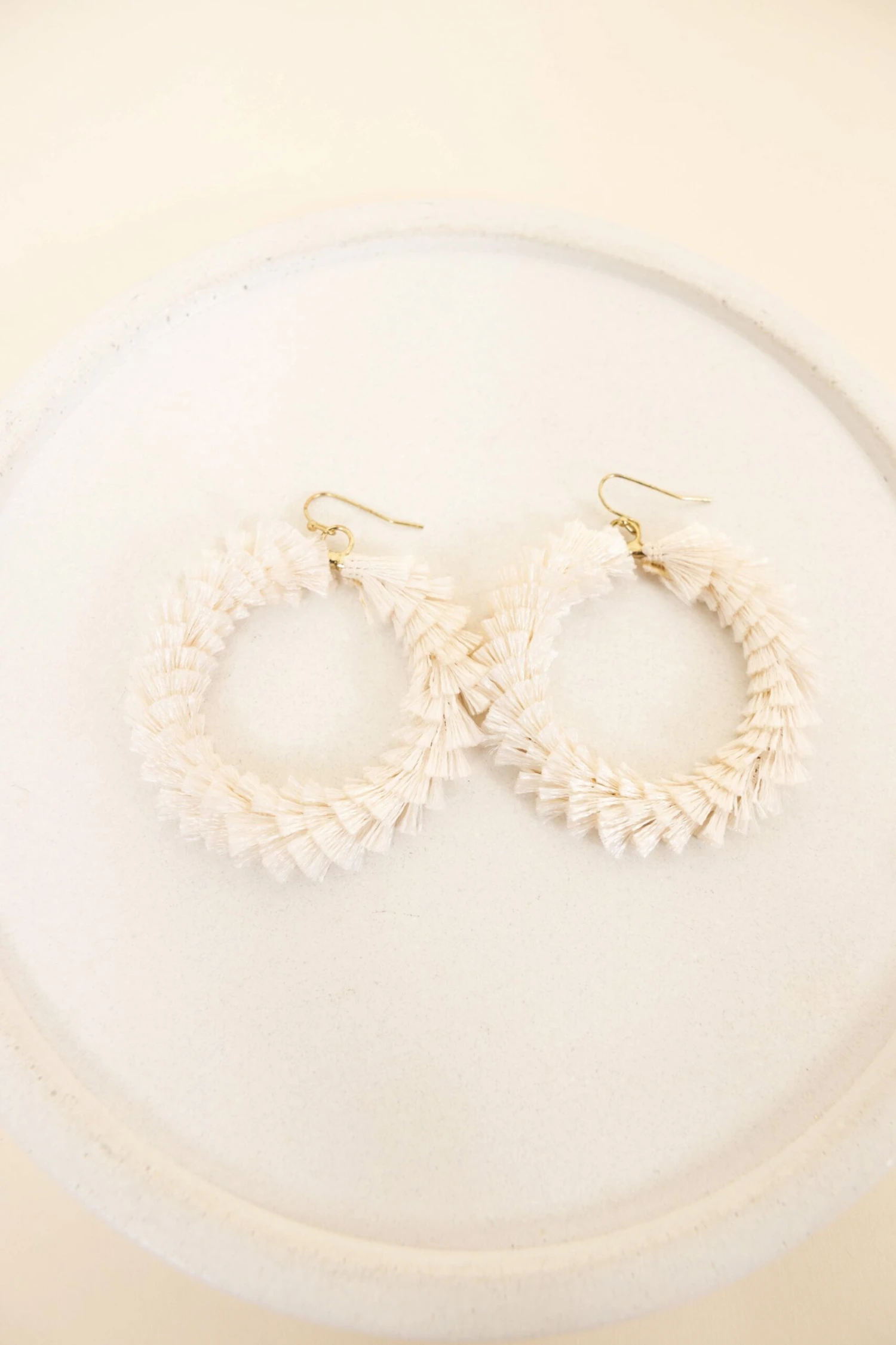 Twirl Around Earrings, Ivory 3 Twirl Around Earrings, Ivory