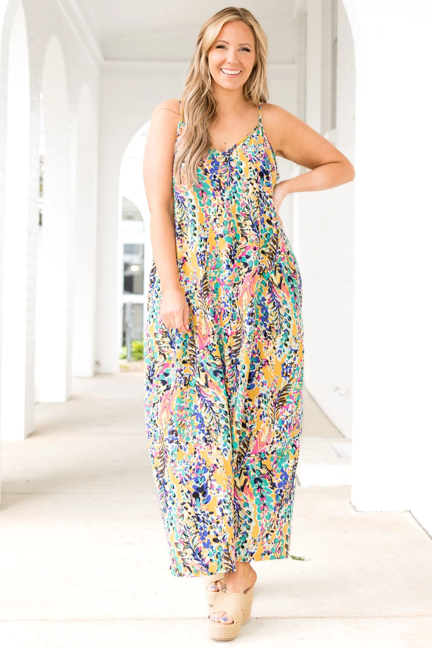 Twirling For You Dress, Mustard 5 Twirling For You Dress, Mustard - Image 3