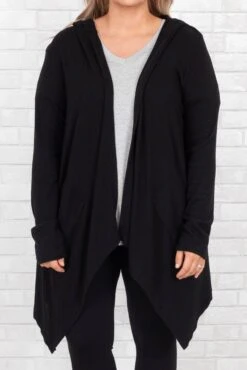 Two Sides To The Story Cardigan, Black 11 Two Sides To The Story Cardigan, Black -Chic Soul Store TwoSidesToTheStoryCardigan Black 2