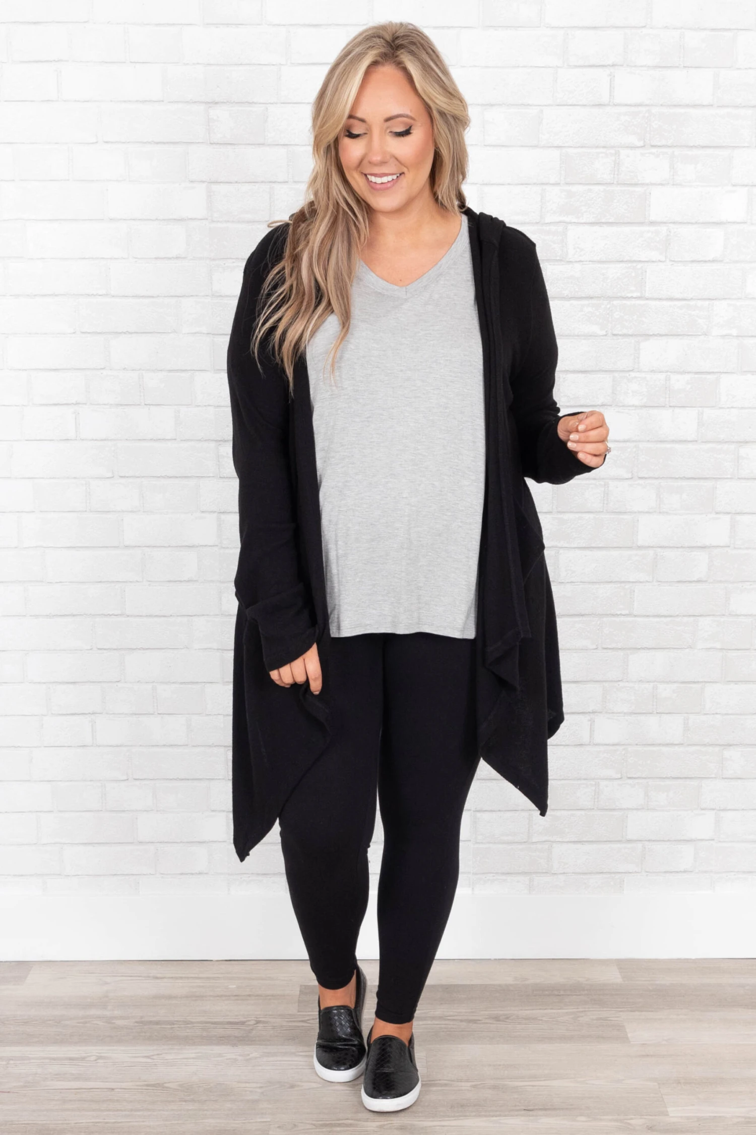 Two Sides To The Story Cardigan, Black 5 Two Sides To The Story Cardigan, Black - Image 3