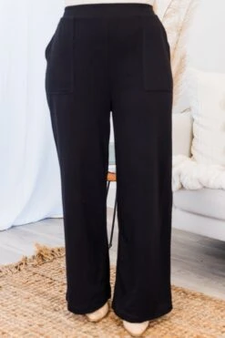 Two Steps Ahead Pants, Black -Chic Soul Store TwoStepsAheadPants Black 3