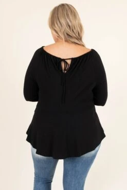 Tybee Breeze Top, Black 12 Tybee Breeze Top, Black -Chic Soul Store TybeeBreezeTop Black 9219