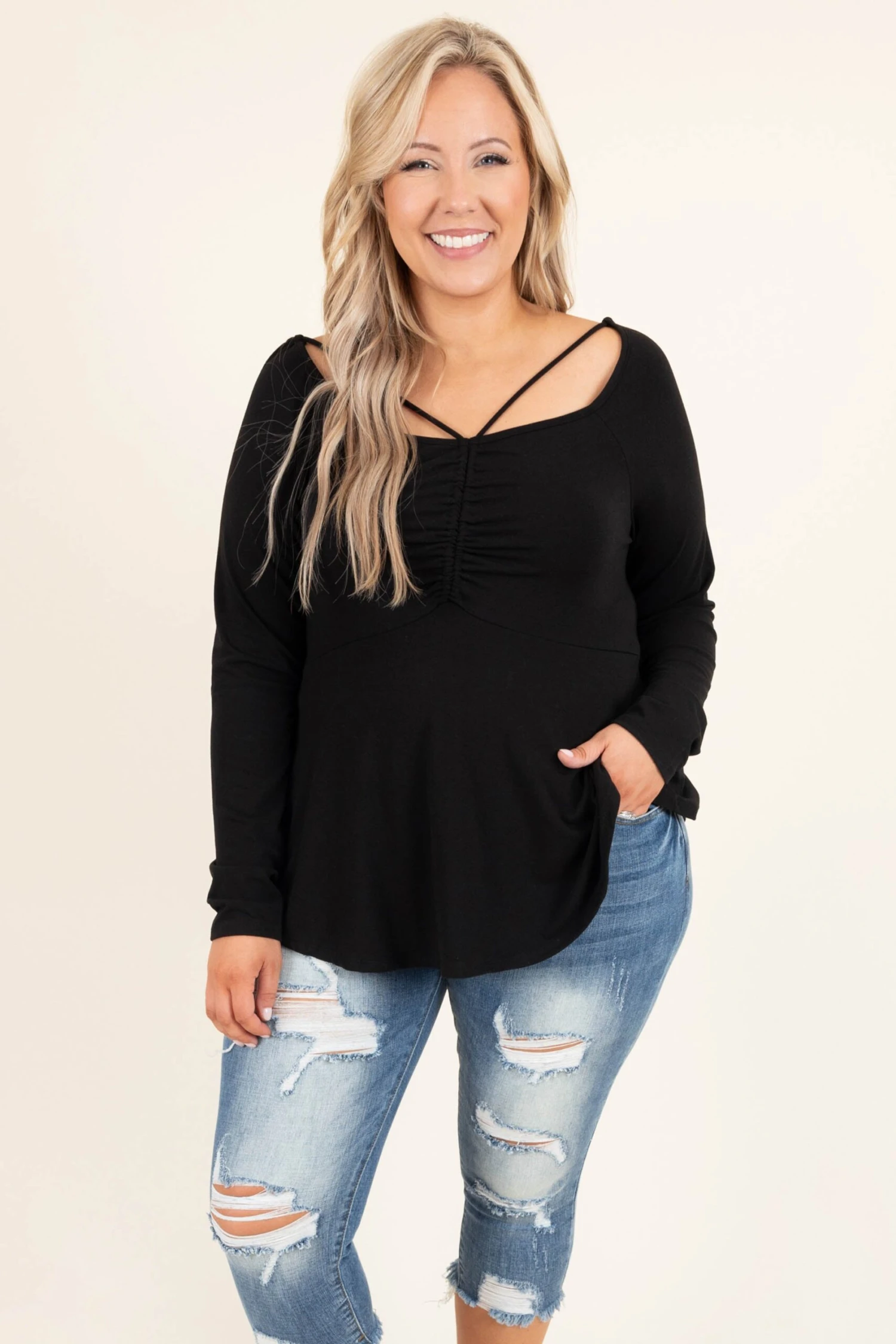 Tybee Breeze Top, Black 3 Tybee Breeze Top, Black