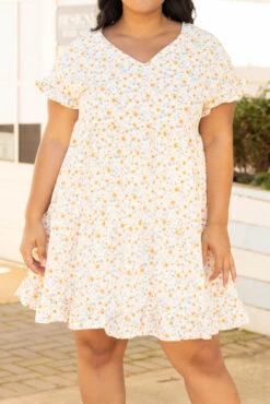 Typical Me Dress, Off White -Chic Soul Store TypicalMeDress OffWhite 9826