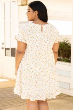 Typical Me Dress, Off White -Chic Soul Store TypicalMeDress OffWhite 9827