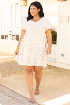 Typical Me Dress, Off White -Chic Soul Store TypicalMeDress OffWhite 9830