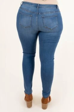 Under Loving Stars Jeans, Medium Wash -Chic Soul Store UnderLovingStarsJeans MediumWash 5491