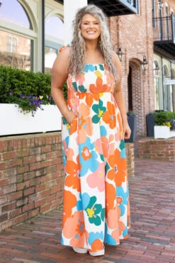 Under The Orange Tree Dress, Orange 10 Under The Orange Tree Dress, Orange -Chic Soul Store UnderTheOrangeTreeDress Orange 1821