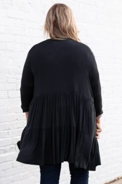 Under The Stars Cardigan, Black 12 Under The Stars Cardigan, Black -Chic Soul Store UnderTheStarsCardigan Black 1126