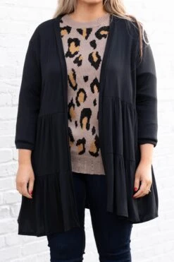 Under The Stars Cardigan, Black 11 Under The Stars Cardigan, Black -Chic Soul Store UnderTheStarsCardigan Black 1131