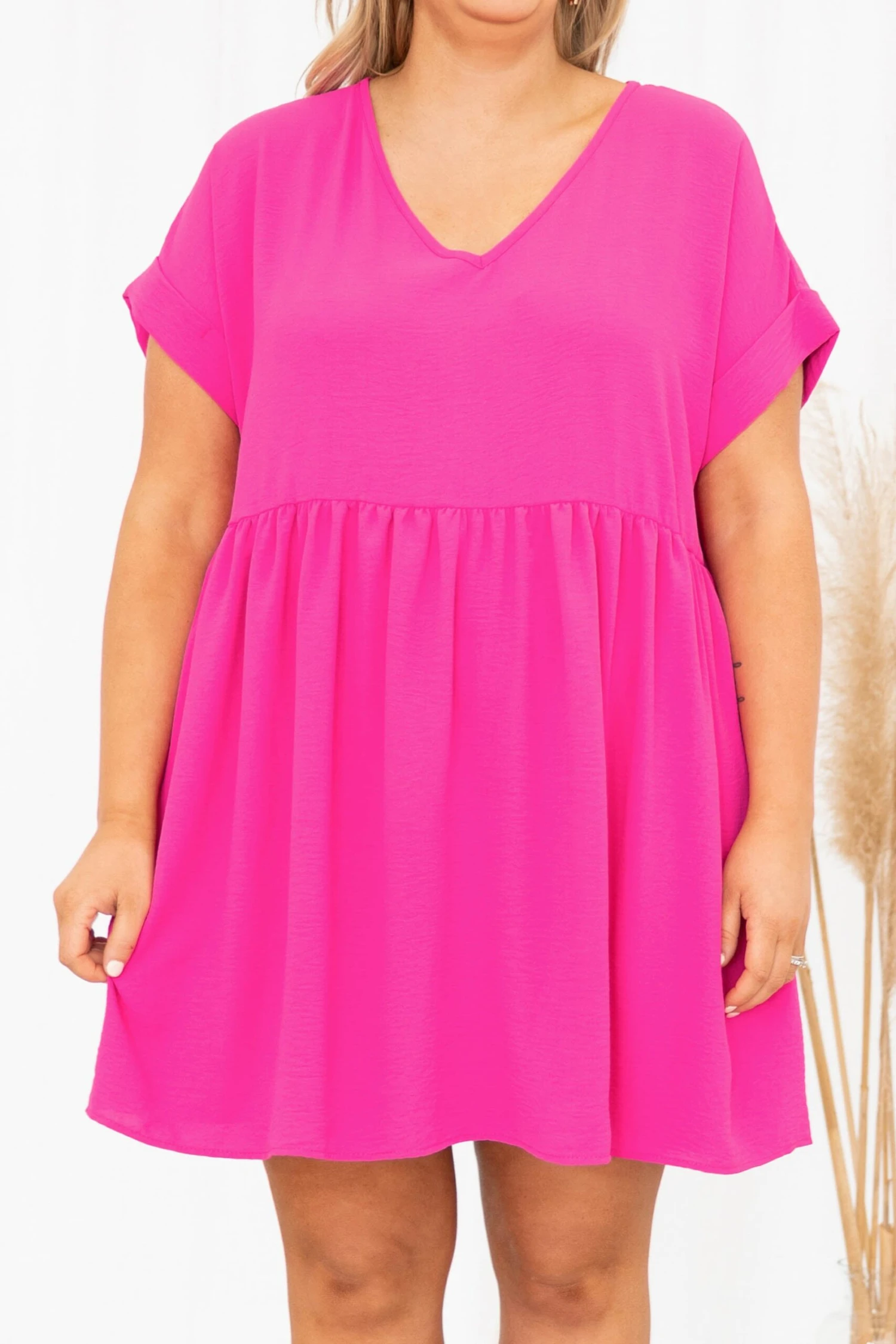 Unexpected Chance Dress, Hot Pink 6 Unexpected Chance Dress, Hot Pink - Image 4