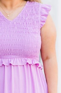 Untamed Beauty Midi Dress, Lavender -Chic Soul Store UntamedBeautyMidiDress Lavender 4