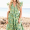 Learning To Grow Dress, Green