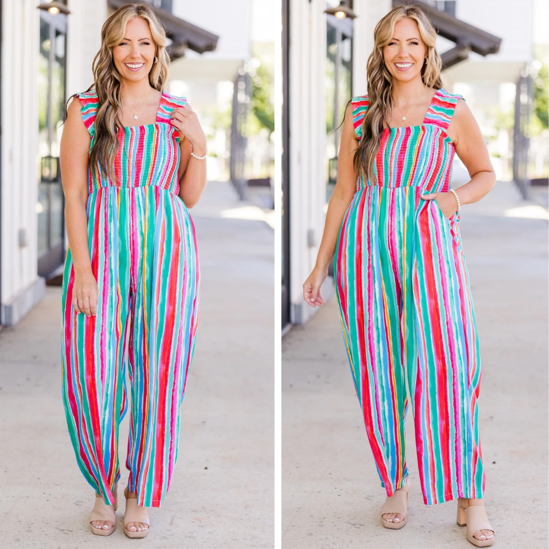 Feature Me Jumpsuit, Multi 3 Feature Me Jumpsuit, Multi