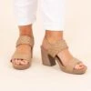Uptown Gal Heels, Taupe -Chic Soul Store UptownGalHeels Taupe 9320
