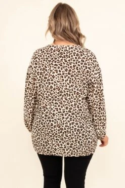 Valet Please Top, Taupe -Chic Soul Store ValetPleaseTop Taupe 8846