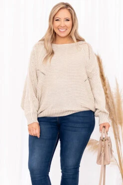 Venice Nights Sweater, Cream