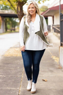 Venice Vest, Olive 9 Venice Vest, Olive -Chic Soul Store VeniceVest Olive 9199