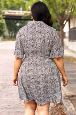 Very Busy Dress, Black -Chic Soul Store VeryBusyDress Black 9804