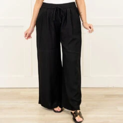 Villa Views Pants, Black -Chic Soul Store VillaViewsPants Black