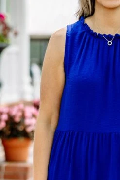 Weekend Wardrobe Maxi Dress, Royal -Chic Soul Store WWMaxi Royal