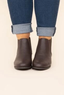 Waiting For A Miracle Booties, Brown 8 Waiting For A Miracle Booties, Brown -Chic Soul Store WaitingForAMiracleBooties Brown