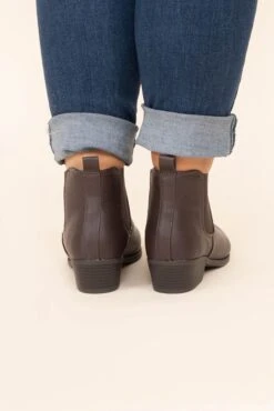 Waiting For A Miracle Booties, Brown 10 Waiting For A Miracle Booties, Brown -Chic Soul Store WaitingForAMiracleBooties Brown 4