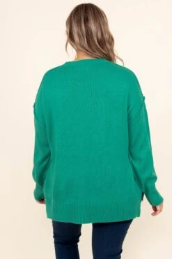 Waiting On A Sign Sweater, Green 11 Waiting On A Sign Sweater, Green -Chic Soul Store WaitingOnASignSweater Green 8617