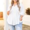 Wake Up Tunic, Ivory -Chic Soul Store WakeUpTunicIvory 9061