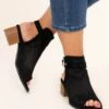 Walk The Talk Booties, Black -Chic Soul Store WalkTheTalkBooties Black 2