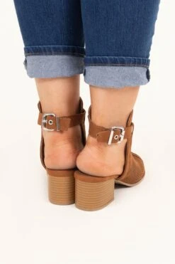 Walk The Talk Booties, Chestnut -Chic Soul Store WalkTheTalkBooties Chestnut 5