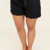 Walkin' In The Sun Shorts, Black -Chic Soul Store Walkin InTheSunShorts Black 7988