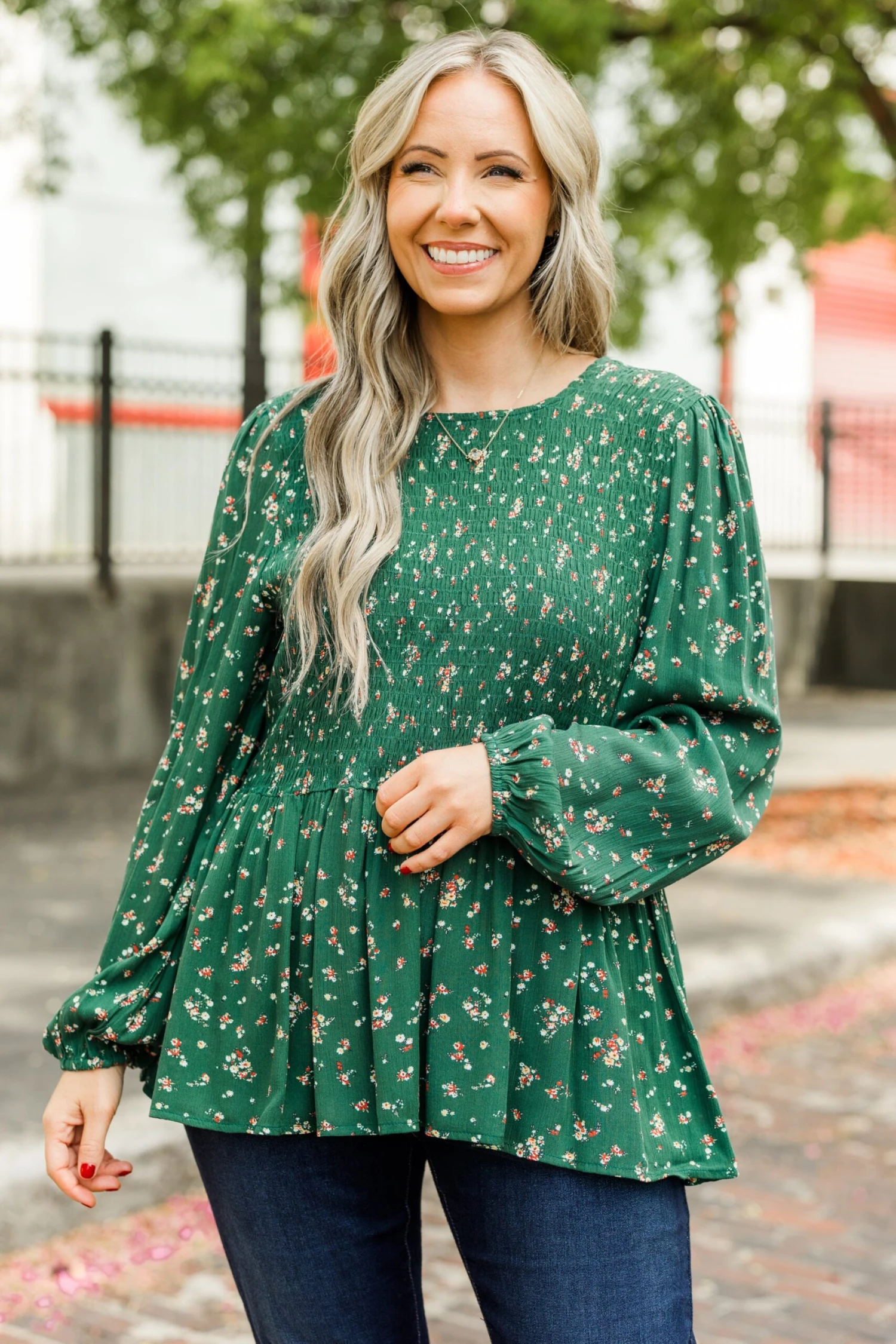 Wallflower Kisses Top, Olive 4 Wallflower Kisses Top, Olive - Image 2