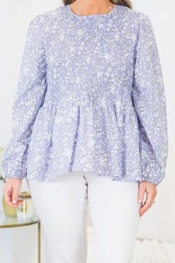 Wallflower Kisses Top, Purple -Chic Soul Store WallflowerKissesTop Purple 3