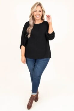 Want The Best Top, Black -Chic Soul Store WantTheBestTop Black 9605