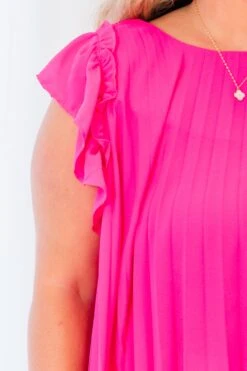 Want To Be Here Top, Hot Pink -Chic Soul Store WantToBeHereTop HotPink6