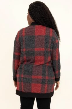Warm By The Fireplace Cardigan, Red -Chic Soul Store WarmByTheFireplaceCardigan Red 1516