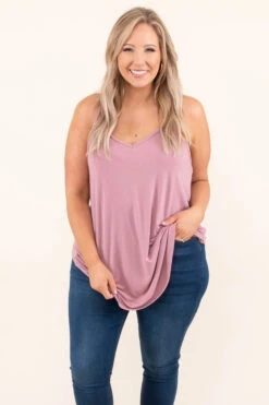Warm From The Sun Tank, Light Rose -Chic Soul Store WarmFromTheSunTank LightRose 4537
