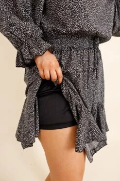 Warming Up To You Romper, Black -Chic Soul Store WarmingUpToYouRomper Black 1