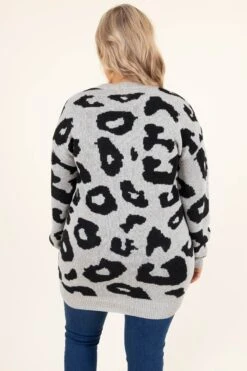 Wasting Time Cardigan, Gray 12 Wasting Time Cardigan, Gray -Chic Soul Store WastingTimeCardigan Gray 9333