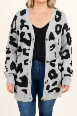 Wasting Time Cardigan, Gray 11 Wasting Time Cardigan, Gray -Chic Soul Store WastingTimeCardigan Gray 9335