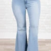 Watch The Flare Jeans, Light Wash 1 Watch The Flare Jeans, Light Wash -Chic Soul Store WatchTheFlareJeans LightWash 2